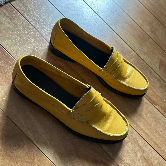 MAGUIRE Napoli Leather Penny Loafer in Dijon - Picture 6 of 10